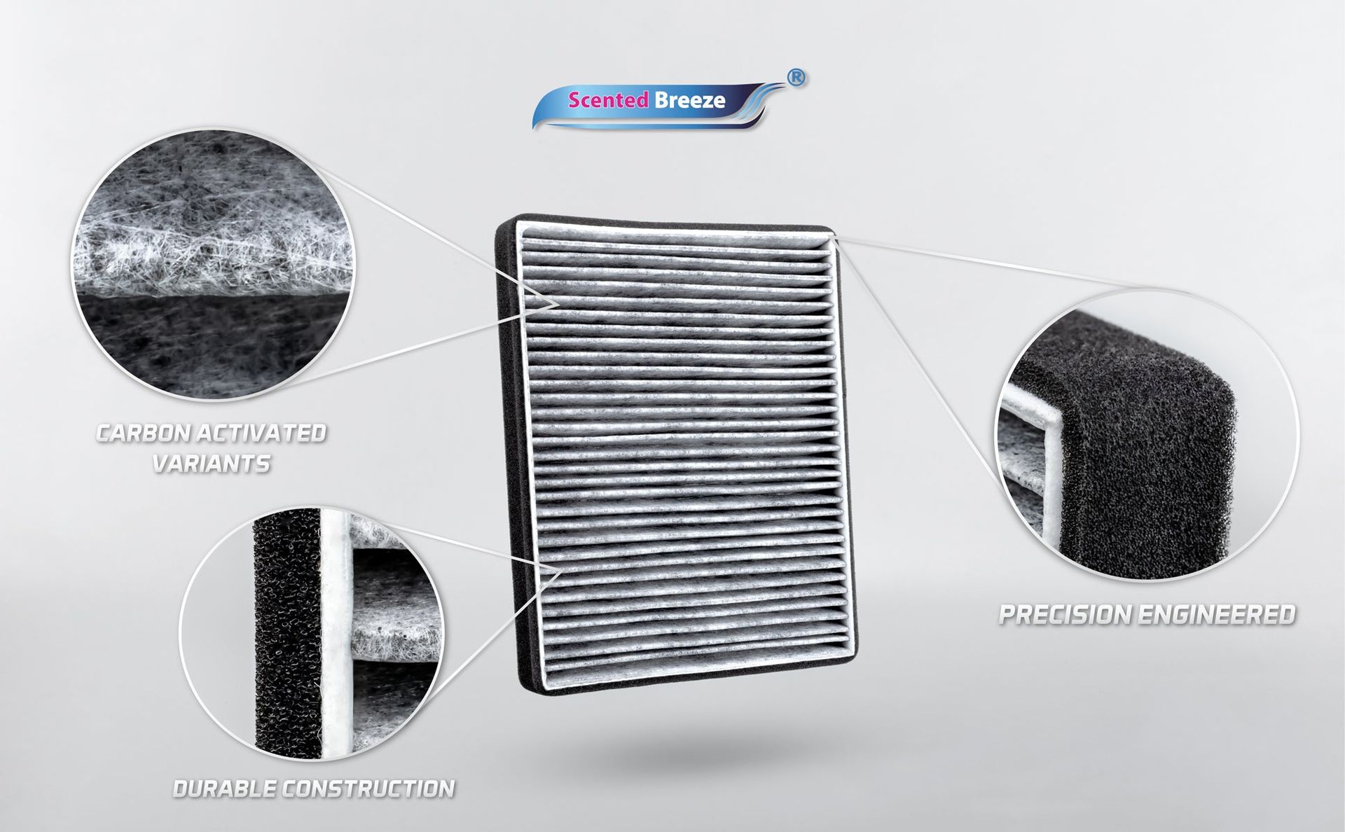 ACTIVATED CARBON CABIN AIR FILTER GTCA100