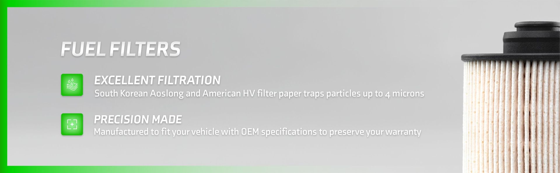 CARTRIDGE FUEL FILTER GTF2873