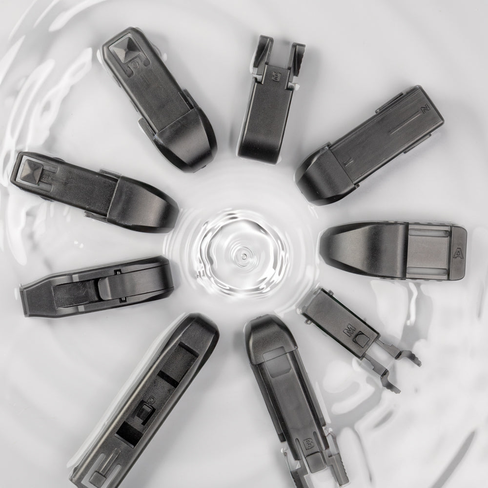 Multi clip wiper connector range